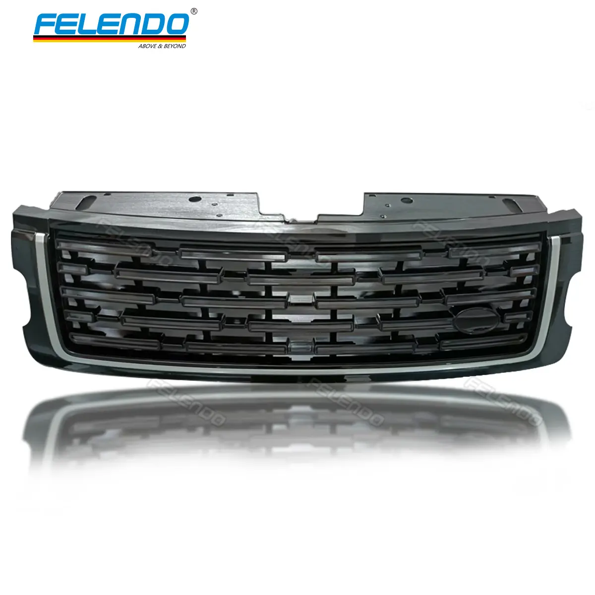 FELENDO Car Body Parts Upgrade Grille Land a Range a Rover Vogue L405 2013-2017 2023 Black Silver Limited Edition Front Grille