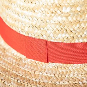 <span class=keywords><strong>Chapeau</strong></span> <span class=keywords><strong>de</strong></span> paille style One Piece, tissé à la main, imprimé en typographie, avec ruban rouge, pour cosplay <span class=keywords><strong>de</strong></span> pirate, pour enfants et adultes, idéal pour l'été, la plage et les fêtes. - Product Image 3