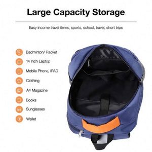 Échantillon gratuit 2023, sac à dos de badminton de grande capacité, haute qualité, vente en gros, avec compartiment pour chaussures, sacs de sport, sacs de tennis pour hommes - Product Image 5