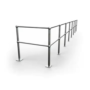 Poste de barandilla de rótula de acero galvanizado para escalera exterior Poste de barandilla de rótula de acero inoxidable - Product Image 1