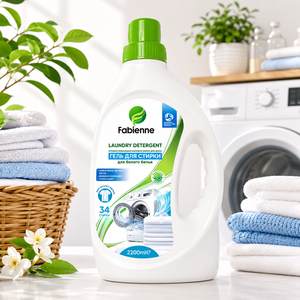 Detergente Líquido para Ropa Blanca Fabienne 2200 ml, Gel para Eliminar Manchas Profundas, Frescura, Lavado a Mano y a Máquina, Suministro B2B - Product Image 1