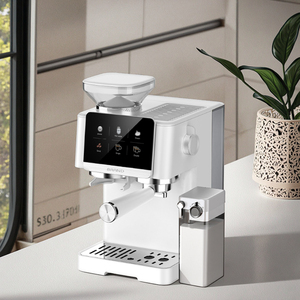 Cafetera Doméstica, Cafetera con Leche, Cafetera Semiautomática para Negocios, Cafetera Semiautomática para B - Product Image 6