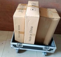 Yamaha DXS15 MKII Caisson de basses Haut-parleur Flight case avec roues