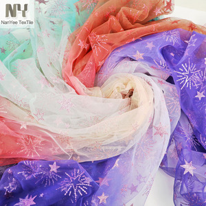 Nanyee-tela de malla con degradado, elegante, brillante, estrellas - Product Image 3