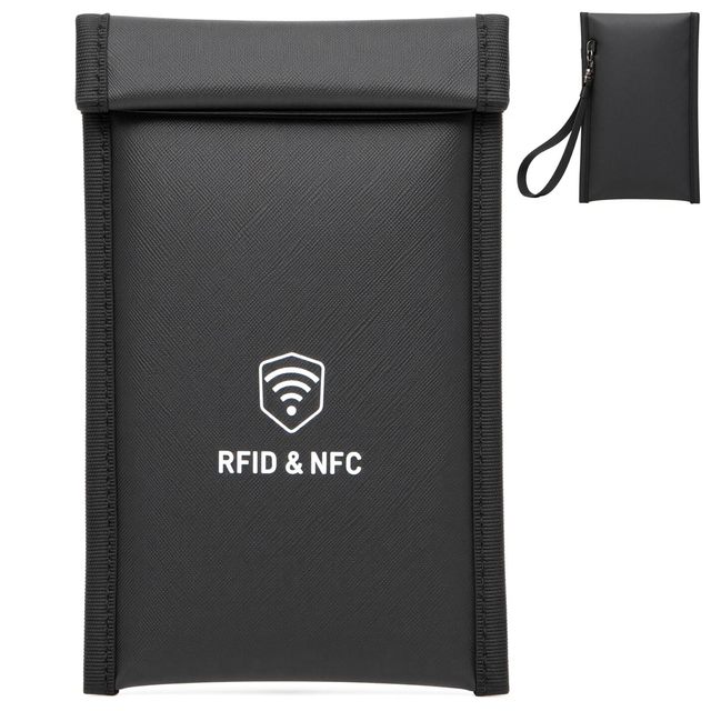 5G Faraday Mobile Phone Bags Cell Phone Block Signal RFID Shielding Pouch for Samsung S26 Ultra S25 Plus for iPhone 17 Pro Max