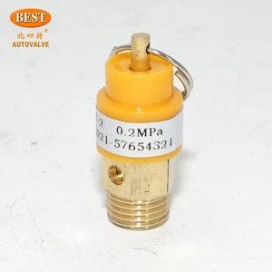 น้ําอุณหภูมิปกติคู่มือด้าย DN8 DN10 DN15 AB311-T เครื่องอัดอากาศฤดูใบไม้ผลิ Micro <span class=keywords><strong>Mini</strong></span> ทองเหลืองความดันความปลอดภัยวาล์ว - Product Image 4