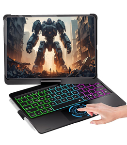 F11AT-Pro pour Étui <span class=keywords><strong>Clavier</strong></span> <span class=keywords><strong>iPad</strong></span> 10e 11e (A16) <span class=keywords><strong>Génération</strong></span>, Housse <span class=keywords><strong>iPad</strong></span> Air 11 Pouces (M3/M2), <span class=keywords><strong>Clavier</strong></span> pour <span class=keywords><strong>iPad</strong></span> Pro 11 M2 - Product Image 1