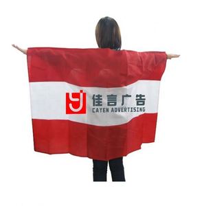 Drapeau corporel patriotique en polyester 100D de haute qualité, impression numérique personnalisée, vente chaude, décorations publicitaires pour fanions en fibre de verre - Product Image 3