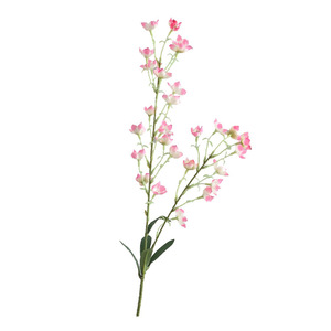 Bouquet de lys artificiels Yoshinobu, blanc et rose, en coton, pour mariage, décoration intérieure, accessoires, branche unique, haute simulation florale - Product Image 5