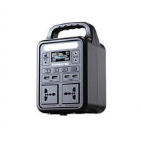 Station d'alimentation portable d'extérieur 150W 80Wh avec batterie au phosphate de fer lithium et éclairage d'ambiance LED 220V – Bestseller transfrontalier