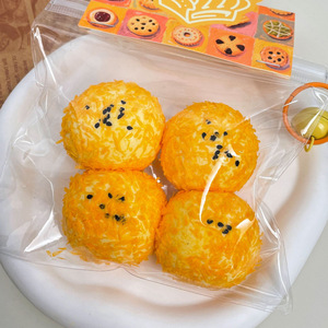 Juguete Antiestrés de Silicona de Grado Alimenticio, Serie Daifuku Frito, Suave y Elástico - Product Image 6