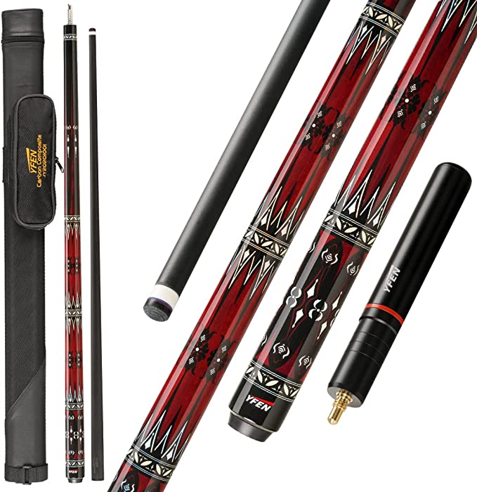 YFen Carbon Fiber Shaft Billiard Pool Cue Stick - Center Joint