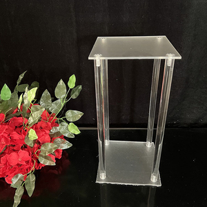 Grand cristal fleur Vase fleurs support pour Tables de fête déco élégant en vrac mariages décoration Table géométrique pièce maîtresse se dresse - Product Image 4