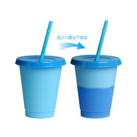 Gobelets promotionnels en plastique blanc jetables de 16 oz, professionnels, fabriqués en Chine, en PP durable, personnalisables avec logo pour la rentrée scolaire