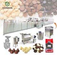 Ligne de production automatique de machines de fabrication et de dépose de chocolats, boutons, chips, pièces de monnaie et biscuits - Prix