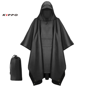 High Quality Manufacturer Rain Poncho Reflect <strong>Nylon</strong> <strong>Raincoat</strong> for Motorcycle and Adults Rain Wear - Product Image 1