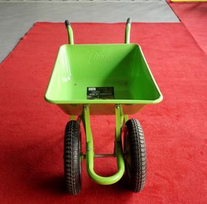 รถสาลี่65L สำหรับงานหนักพร้อมยางสองเส้นวัสดุก่อสร้างโลหะ - Product Image 1