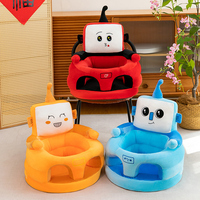 Siège de canapé pour bébé, chaise de soutien en peluche, siège de dessin animé robot pour tout-petits