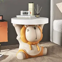 Ornements de sol personnalisés grand ours violent accessoires pour la maison ours avec plateau Statue maison résine artisanat taille réelle Sculpture animale