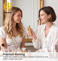 Boîte en papier cosmétique brillante, petites boîtes cadeaux, boîte en papier pour le rangement des cadeaux, adaptée aux voyages, flacon de parfum, huile essentielle, baume à lèvres