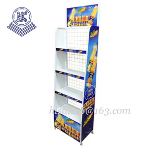 Gấp chai rượu lon đồ uống dây kim loại hiển thị đứng giá kệ - Product Image 5