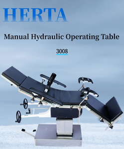 Table d'examen gynécologique électrique manuelle de haute qualité, transparente aux rayons X, hydraulique, Jining <span class=keywords><strong>Herta</strong></span>, certifiée CE ISO Classe II - Product Image 3