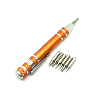 Jeu de tournevis de style stylo 8 en 1, poignée en alliage d'aluminium, embouts en acier Cr V magnétiques pour réparation de précision - Product Image 2