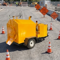Offre Spéciale Chine : Mini Malaxeur d'Asphalte Mobile Autochargeur ZM-700C avec Réservoir de 100L, Capacité de 700kg, Moteur Haute Efficacité 10kW