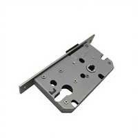 Serrure de porte à mortaise magnétique silencieuse 5845, finition zinguée, pour porte intérieure en bois, quincaillerie de serrure de porte, directement de l'usine