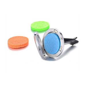 Bella lotus flower clip <span class=keywords><strong>di</strong></span> Auto Aroma Locket del Profumo Del Pendente DELL'ACCIAIO Inossidabile 316L Auto Olio Essenziale Diffusore Locket Con Pad - Product Image 4