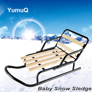 YumuQ gonflable en plastique approvisionnement bois pliant enfants nouveau 2 en 1 motoneige poussant traîneau Scooter <span class=keywords><strong>luge</strong></span> - Product Image 3