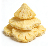 Gedroogde hele ananas zoete smaak 500g knapperig fruit voor sap/bakkerij/snacks/poeder groothandel 0 suiker 0 vet 0 toevoegingen