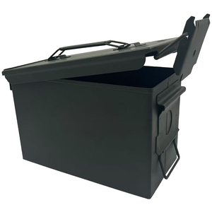 Hộp đựng đạn kim loại chắc chắn, chống thấm nước & có khóa, dành cho cỡ đạn 9mm/223/<span class=keywords><strong>308</strong></span> - Product Image 1