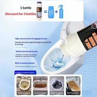 Nettoyant pour canalisations 500g, formule puissante, dissout et débouche les bouchons des éviers, toilettes, canalisations, poudre dégraissante pour la cuisine