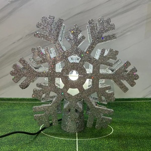 Nuova luce a cinque punte luce a stella di natale sospesa luce superiore di proiezione 3D decorazione USB rotante - Product Image 3
