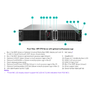 Serveur HPE DL380 Gen12 8SFF 2,5 GHz 144 cœurs 8 To DDR5 36 baies NVMe DL380 Gen12 - Product Image 5