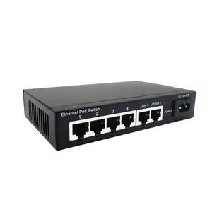 Nieuwe Aankomst Mini 1.6G 10/100Mbps Poe Switch 4 Port 2 Lan Kleine Poe Switch