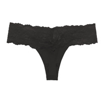 Vente en gros de lingerie sexy en dentelle pour femmes, string bikini, multipack