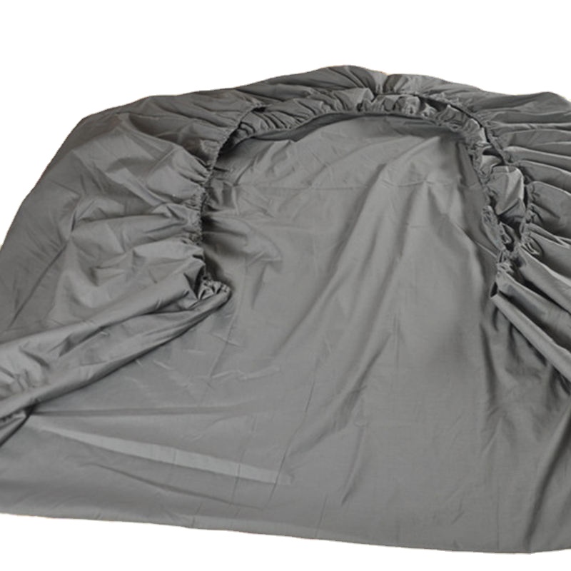 Надежный поставщик, натяжная простыня из 100% органического хлопка, протектор матраса с эластичными лентами