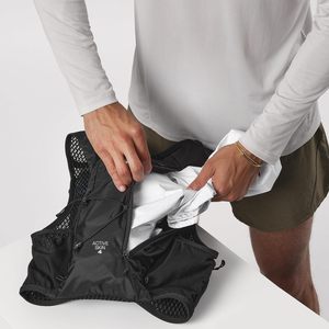 Gilet Idratazione e Portaoggetti Unisex Active Skin 4 Modello LC12603-P per Corsa con Borracce da 500ml Incluse - Product Image 5