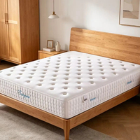 Matelas hybride Euro Top en mousse à mémoire de forme et ressorts ensachés de 12 pouces, taille double, pour chambre à coucher, école, hôpital, hôtel, atelier