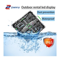 ZHIYU Mur vidéo LED géant d'extérieur 500x1000mm pour scène, affichage de location P4.81 à épissure sans soudure, résolution 8K, étanche