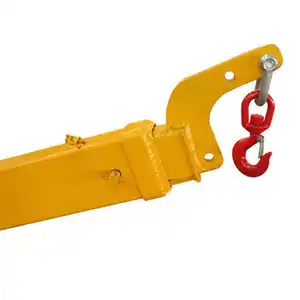 1.5T 3T 7T Construction-grade Alloy Steel Forklift Mobile Crane Hand Screws Safety Chain Lifting Swivel Hooks