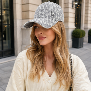 Casquette de baseball vintage en nylon monogrammé, tendance <span class=keywords><strong>TikTok</strong></span>, ajustable, style Dad Hat unisexe, broderie lettre, pour le streetwear Y2K, modèle quatre - Product Image 2