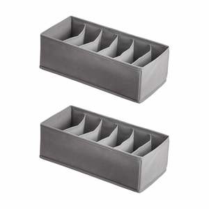 Eco-Friendly <b>Plastic</b> Injection-Molded Food <b>Container</b> Flexible Foldable Drawer Dividers PET+ABS+Silicone Material Japandi Style - Product Image 1