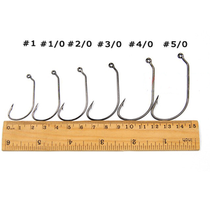 Anzuelos de Pesca de Plástico Suave de Alta Calidad al por Mayor, Anzuelos de Pesca de Boca Ancha, Serie <span class=keywords><strong>Grande</strong></span>, Anzuelos para Pesca de Lubina en Agua Salada, Aparejos de Pesca - Product Image 3