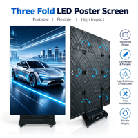 Écran d'affichage LED pliable pour hall d'ascenseur, écran publicitaire numérique P1.86, signalisation numérique, panneau numérique mural intérieur