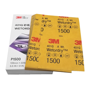Papel de <span class=keywords><strong>Lija</strong></span> Automotriz 3M 139x228 401Q Grano 2000 Wetordry para Pulir Automóviles - Product Image 1