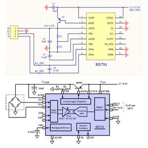 Capteur de poids numérique ALAMSCN, module amplificateur HX711 pour Arduino, électronique DIY, détection de pression - Product Image 6