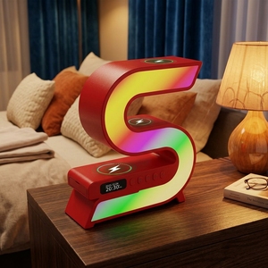 WJ-A936 Altavoz Inalámbrico con Forma de S, 6 en <span class=keywords><strong>1</strong></span>, RGB, Carga Inalámbrica, para Interiores y Exteriores, Fiestas, Teléfono Móvil, Personalizado de Fábrica - Product Image 6